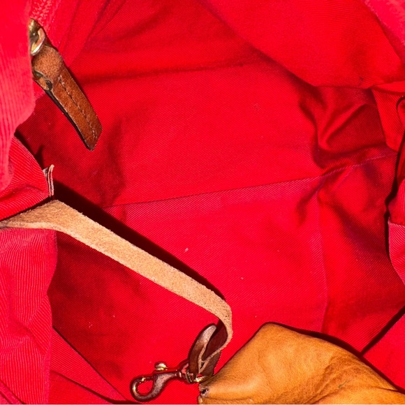 Y2K Dooney & Bourke East West Brown Medium Leather Shoulder Bag - Picture 14 of 15